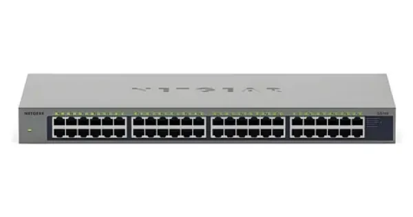 Netgear 48-portový switch / Switch / Gigabit / rackmount / unmanaged (GS748-100EUS)