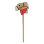 Hobby Horse Koník na tyči plyšový 80 cm