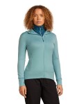 ICEBREAKER Wmns 260 Quantum IV LS Zip Hood, Hydro (vzorek) velikost: S