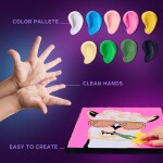 OKTO Malování hmotou podle čísel "Lama" 29x29 cm, OKTO, W051109