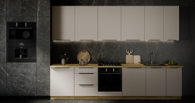 Kuchyňská linka 330 cm Solea 4 Barva korpusu: Dub artisan, Barva dvířek: Kašmír