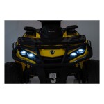 Mamido Dětská elektrická čtyřkolka Can-Am Outlander ATV 4x200W žlutá