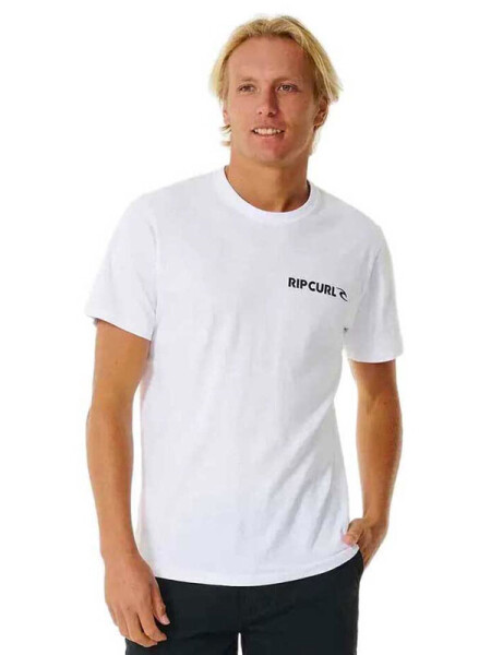 Rip Curl BRAND ICON white pánské tričko krátkým rukávem XXL