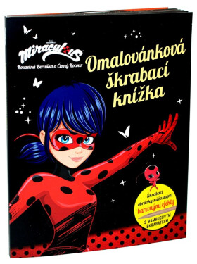 Kouzelná Beruška Černý Kocour Omalovánková škrabací knížka