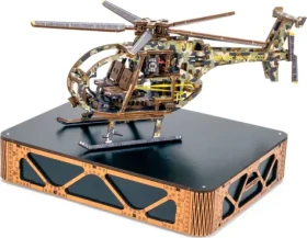 WOODEN CITY 3D Dřevěné puzzle Vrtulník Limitovaná edice