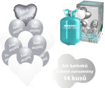Helium set - stříbrné srdce a balónky KRÁSNÉ NAROZENINY - Balonky.cz Helium set - stříbrné srdce a balónky KRÁSNÉ NAROZENINY - Balonky.cz