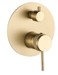 REA - Podomítková sprchová sada Lungo Grip Gold Brush + BOX REA-P8950