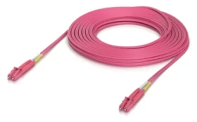 Ubiquiti UACC-OFC-M2-LULU-15M růžová / Optický patch kabel / Duplex / LC/LC / OM4 / 15 m (UACC-OFC-M2-LULU-15M)