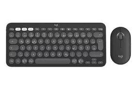 Logitech Pebble 2 Combo for Mac Tonal / Sada klávesnice a myši / Bezdrátová / Bluetooth / DE layout (920-012208)
