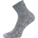 VOXX Ponožky krátké sportovní z merino TWARIX SHORT s ionty stříbra SVĚTLE ŠEDÉ 35-38 120476