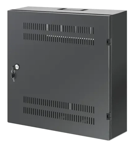 Intellinet Nástěnný rozvaděč 4U 540x550 mm černá / Rozvaděč / 19" / Uzavřený rám / Nosnost 60 kg / Kov (713689)