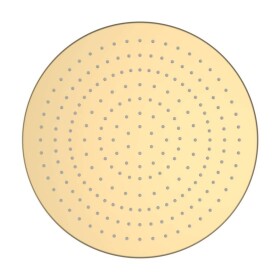 Laufen - Sprchové příslušenství Hlavová sprcha, průměr 30 cm, matná světle zlatá H3679810832321