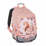 Bagmaster ALFA 26 A školní tříkomorový batoh – veverka Oranžová 23 l 230393