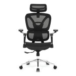 Kancelářská židle, synchronní mechanismus, černá síťovina, KA-B2361 BK