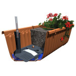 Plastia Samozavlažovací truhlík FLORIA SIESTA 80 cm 80 cm 20 cm