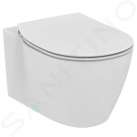 IDEAL STANDARD - Connect Závěsné WC, Aquablade, bílá E047901