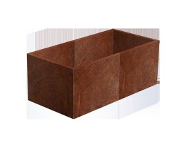 Cortenový vyvýšený záhon ALTO 1010, š. 69 × d. 36 × v. 52 cm