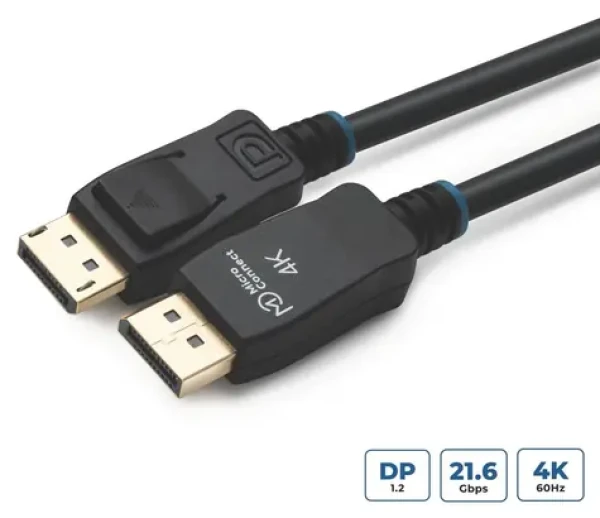 MicroConnect DisplayPort 1.2 kabel černá / Kabel / 4K / 60 Hz / 3 m (MC-DP-MMG-300)