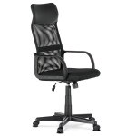 Kancelářská židle, houpací mechanismus, černá síťovina, KA-L601 BK