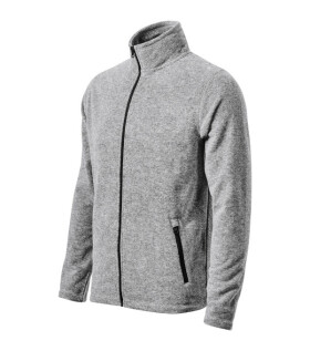 Factor micro fleece pánský stříbrný melír S