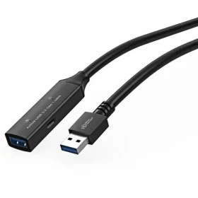 MicroConnect Active prodlužovací kabel USB3.0 A (M) - USB3.0 A (F) 15m černá / 5000Mbit/s (USB3.0AAF15A)
