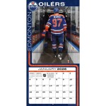 JF Turner Kalendář Edmonton Oilers NHL Connor McDavid #97 2026 Wall Calendar