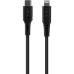 Fixed FIXDLS-CL12-BK Liquid silicone USB-C / Lightning, 1,2m, černý