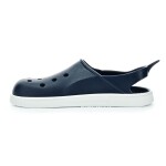 Boatilus Cloggy Navy/White pantofle