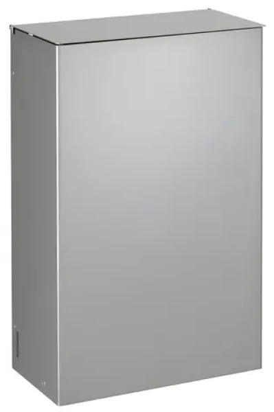 Rossignol Stella 51346 metalově šedý / Nástěnný koš s víkem / 10 L