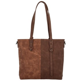 Trendy dámská kabelka na rameno MaxFly Ritta, hnědá