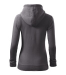 Trendy Zipper mikina dámská ocelově šedá M