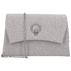 Trendy dámské plesové psaníčko Michelle Moon Capri, tmavě stříbrné