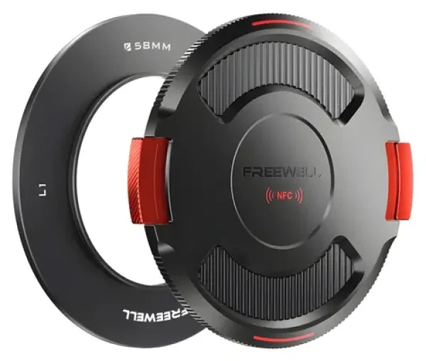 Freewell Real Locking 58 mm / Základní kroužek / s krytkou NFC / hliník (FW-L1-BL58)