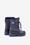 Vysoké Teplé Dětské Sněhule se Stahováním Lee Cooper LCJ-24-44-2843K Modré 33