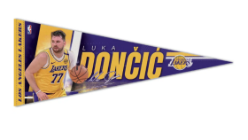 Wincraft Vlajka Luka Doncic Los Angeles Lakers NBA Premium Pennannt