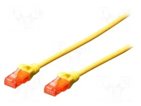 Digitus Cat6 U/UTP žlutá / Patch kabel / RJ45 / 3 m / AWG 26 / LSZH (DK-1617-030/Y)