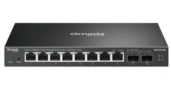 TP-Link Omada ES210X-M2 / Switch / 8x 2.5Gbps / 2× 10 Gbps SFP+ (ES210X-M2)