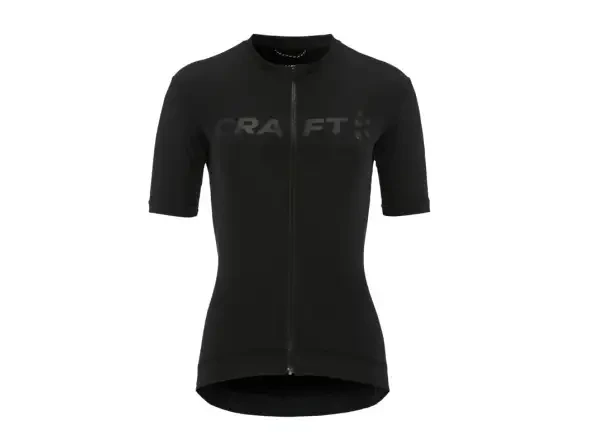 CRAFT Endur Logo dámský cyklistický dres černá vel. L