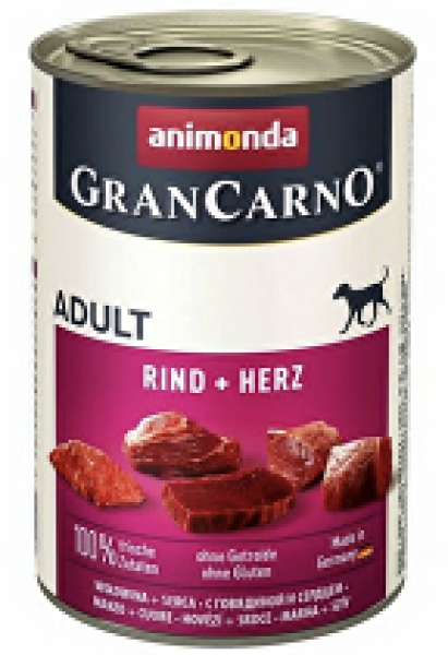 Animonda pes GRANCARNO konz. ADULT srdce 400g