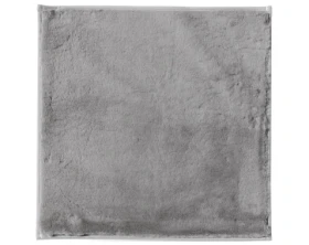 Koupelnová předložka Králík 50x50 cm, stříbrná