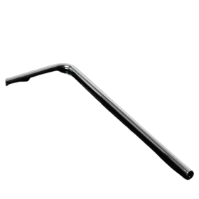 Barrow Měděná pevná trubice 14/12 délky 630mm - koleno 90° stříbrná (TDWG-14)