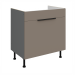 Spodní skříňka pod dřez Aria ANT 80 ZL 1S BB - Premium Box Barva korpusu: Antracit, Barva dvířek: SA - Aquamarine AFM