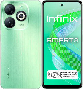 Infinix Smart 8 3GB/64GB zelená / EU distribuce / 6.6" / 64GB / Android 13 GO (X6525GR)