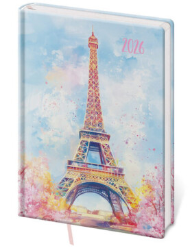 Diář 2026 týdenní A5 Vario Lyra - Paris