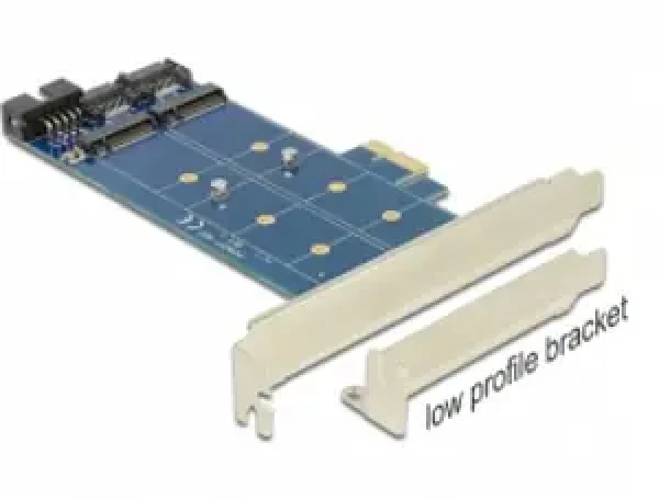 Delock PCI Express Karta 2 x interní M.2 NGFF + low profile (89374)