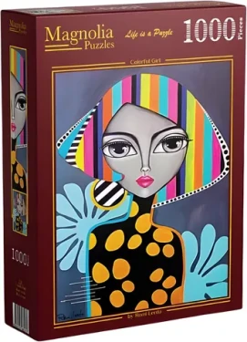 MAGNOLIA Puzzle Barevná dívka