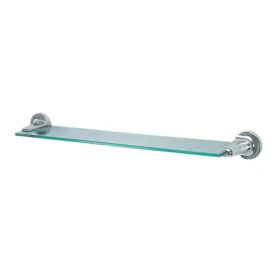 Spirella LAGUNE nástěnná polička 58.5 cm chromovaná ocel / sklo (7610583031600)