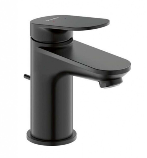 DURAVIT - Wave Umyvadlová baterie s výpustí, matná černá WA1010001046
