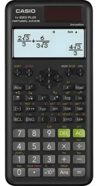 Casio FX 85 ES PLUS 2E černá / Kalkulačka / Vědecká / 252 funkcí / Solární a bateriové napájení