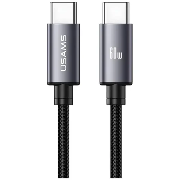 USAMS U91 Tarnish / Datový kabel / USB-C (M) - USB-C (M) / 60W PD / 1 m (SJ769USB01)
